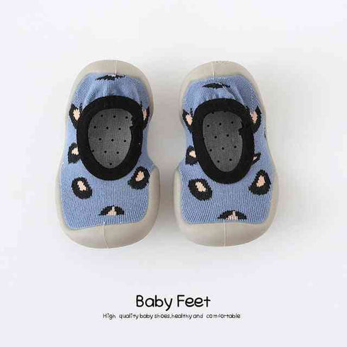 baby-sock-shoes-blue-leopard Grookz Shoes - Sophia's Style-1